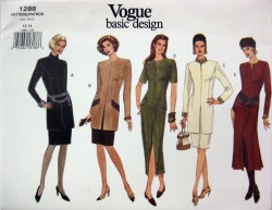 1288 VOG SO EZ LONG DRESS,TUNIC,SKIRT PATTERN 12,14